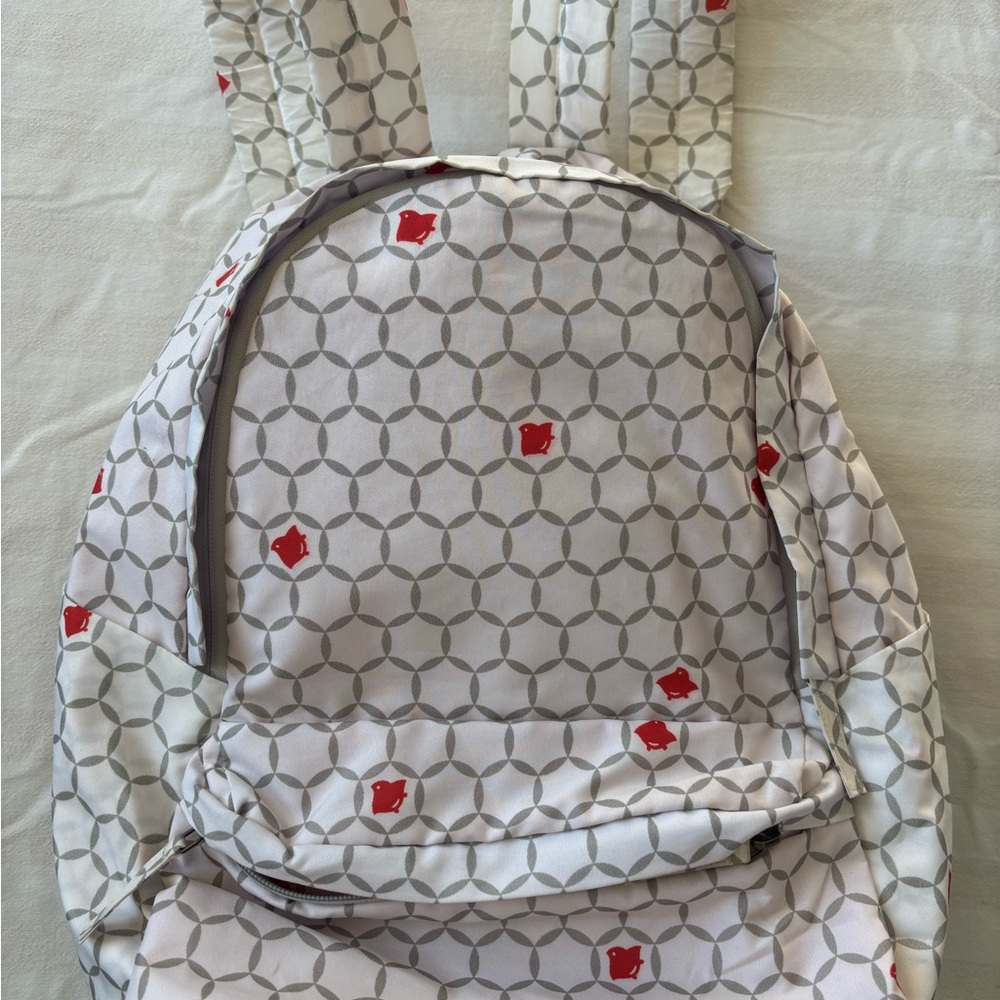 Japanese Backpack with Red Accents